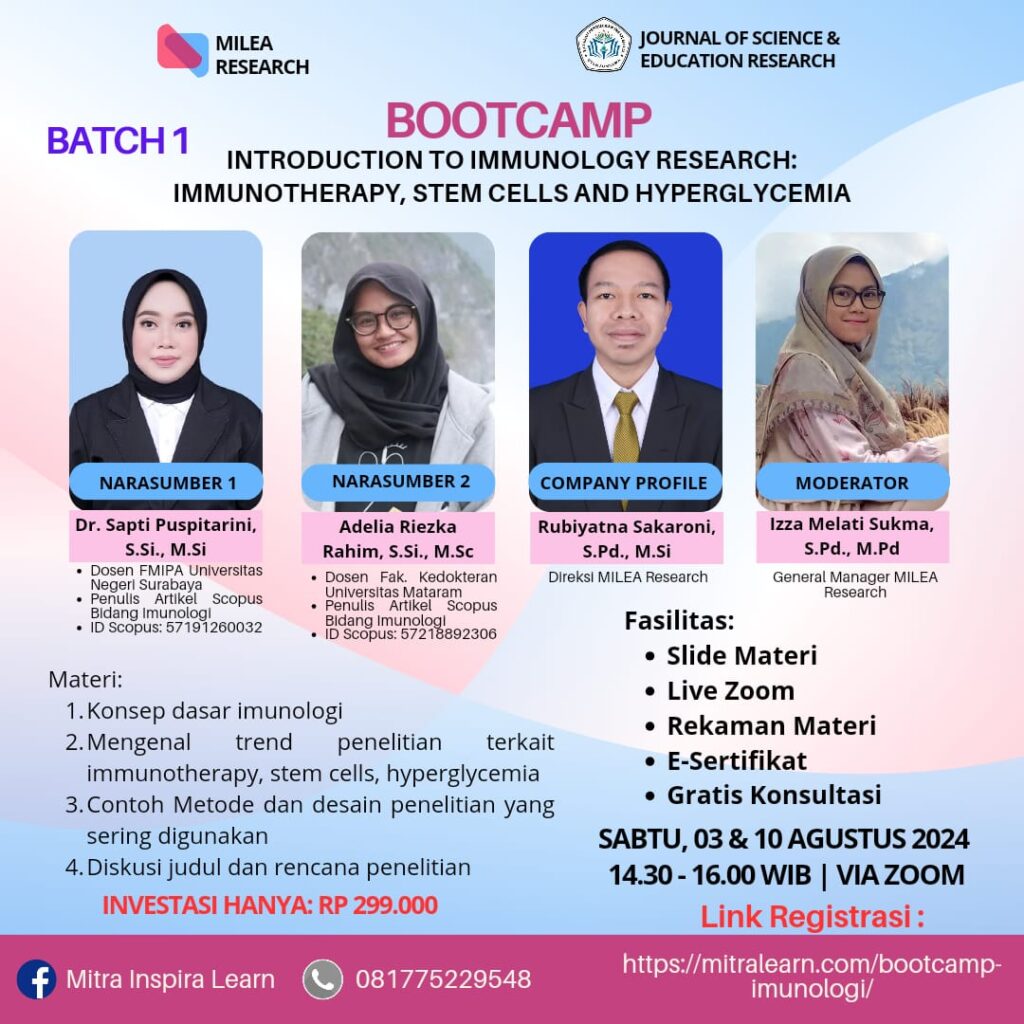 Bootcamp Imunology Research